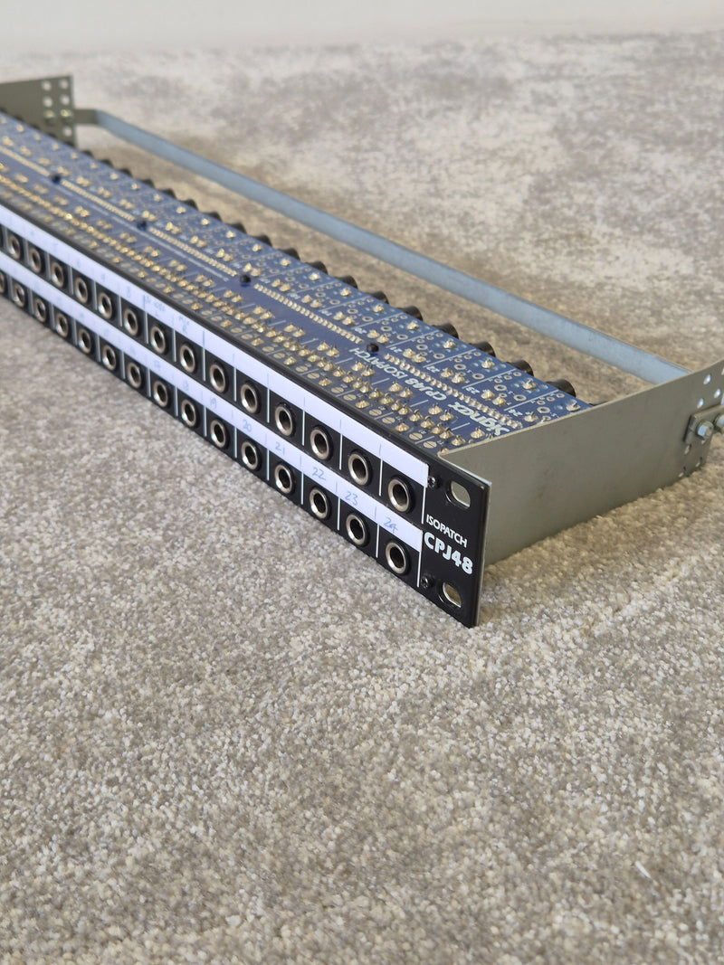 Signex CPJ48 Isopatch Jack - 48-Point Patch Bay - Very Good - image 12