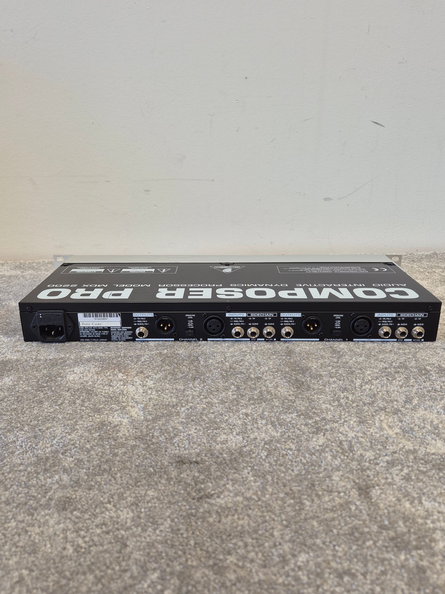 Behringer MDX2200 Composer Pro - 1U Rackmounting Compressor
