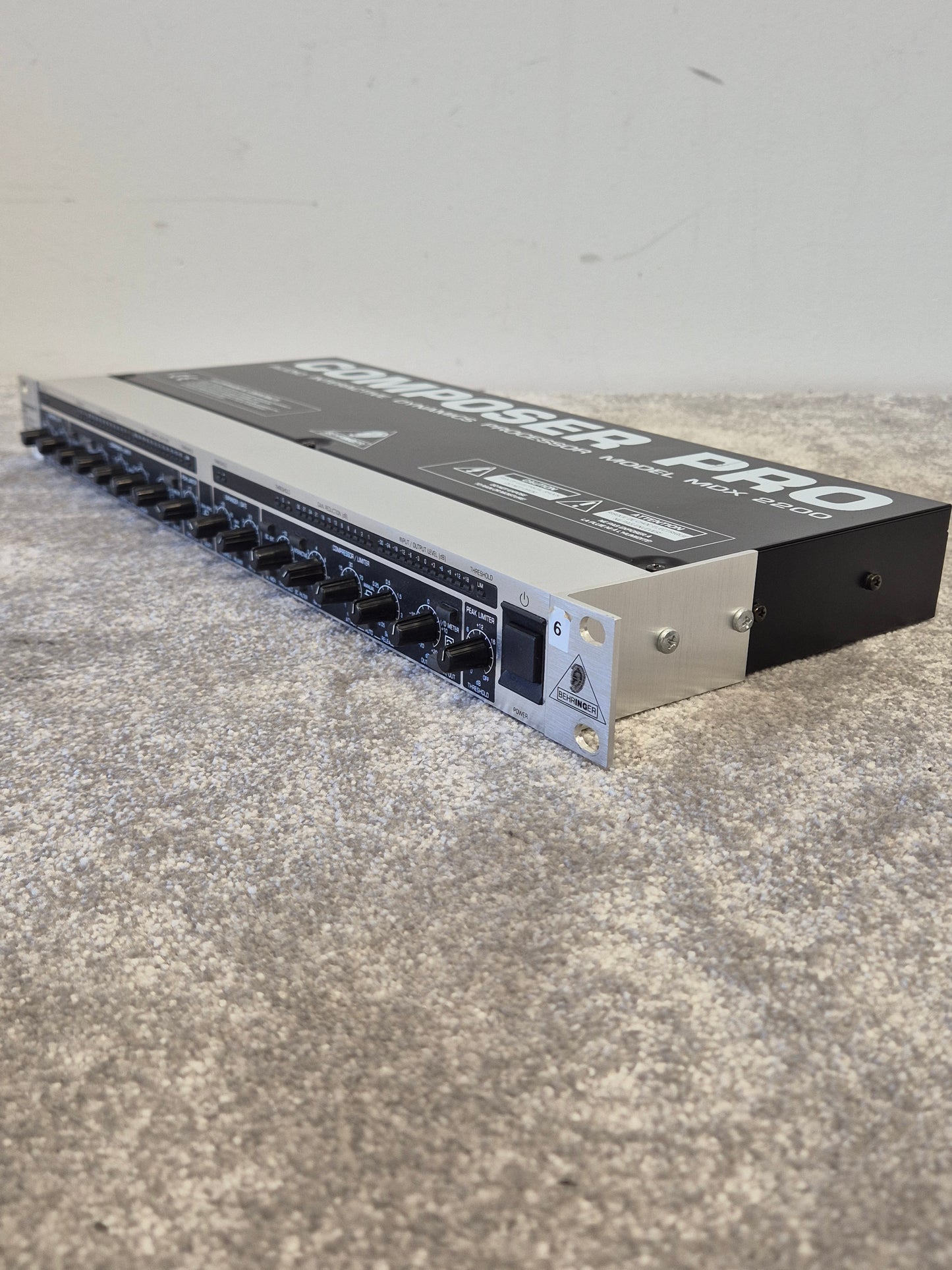 Behringer MDX2200 Composer Pro - 1U Rackmounting Compressor