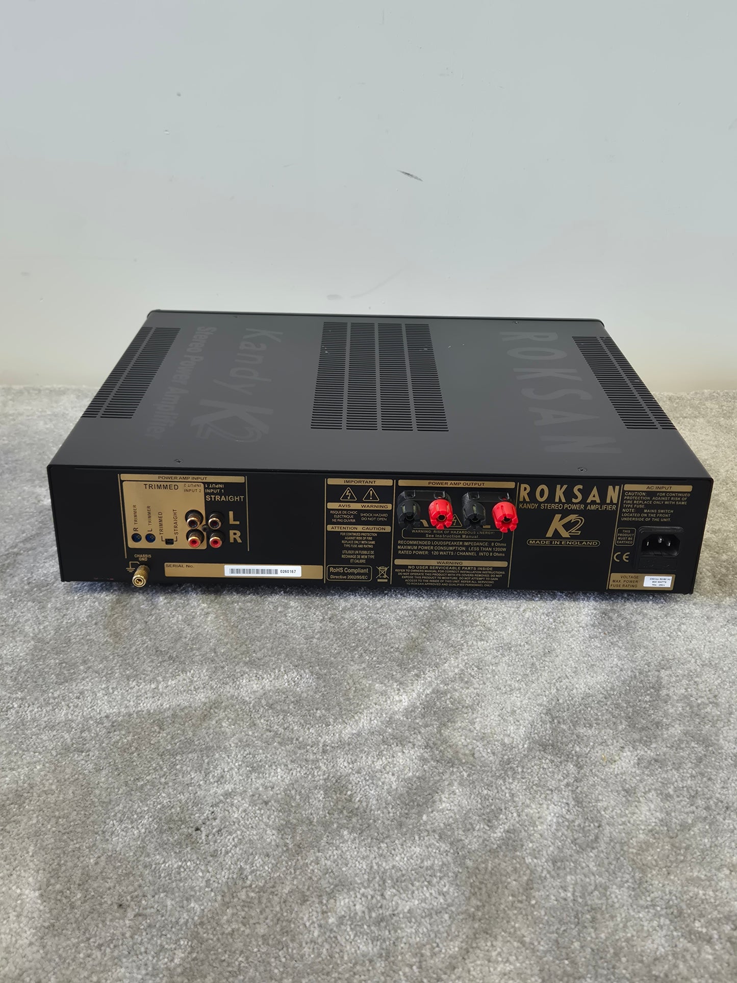 Roksan K2 - Stereo Power Amplifier