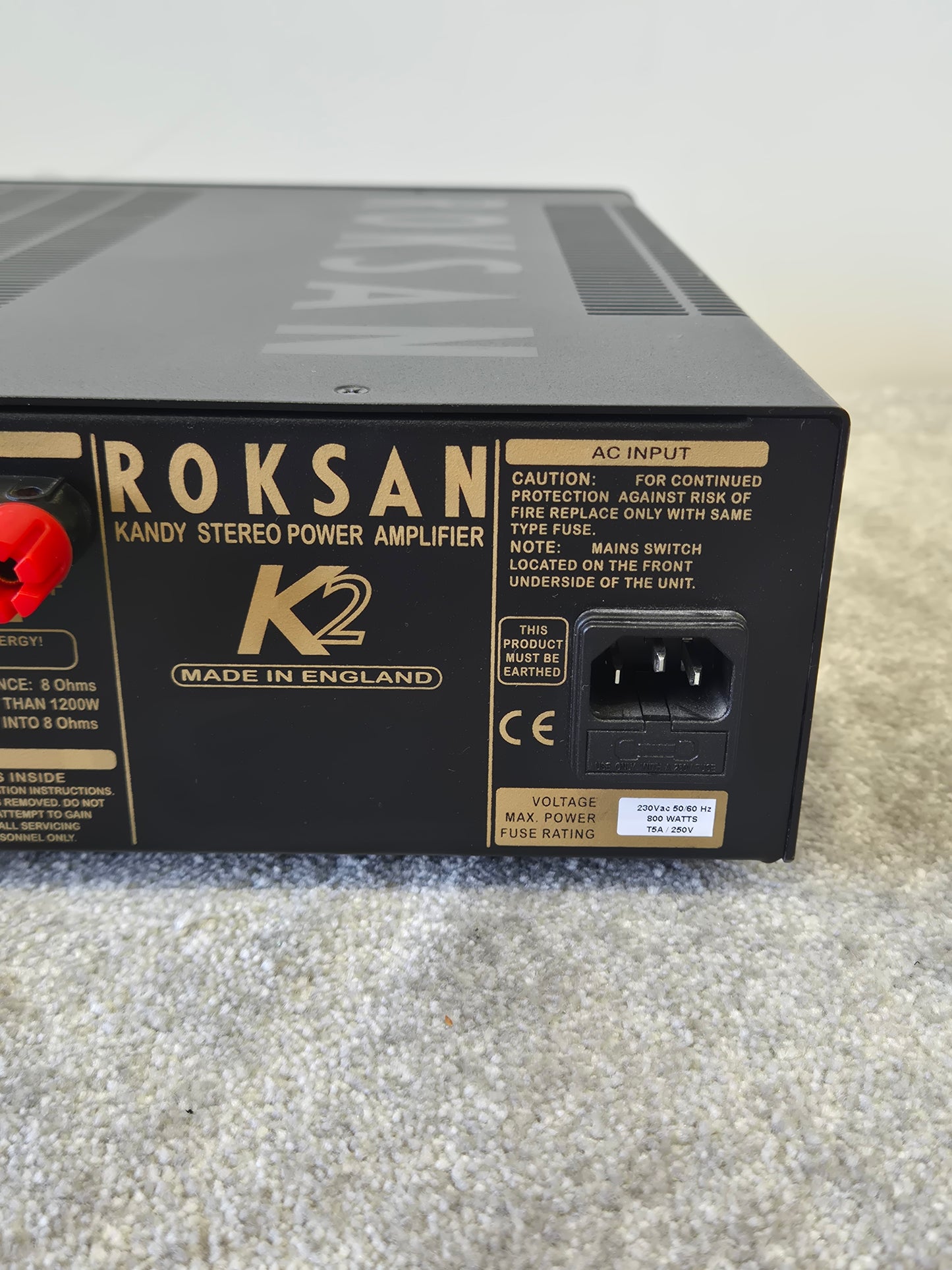 Roksan K2 - Stereo Power Amplifier