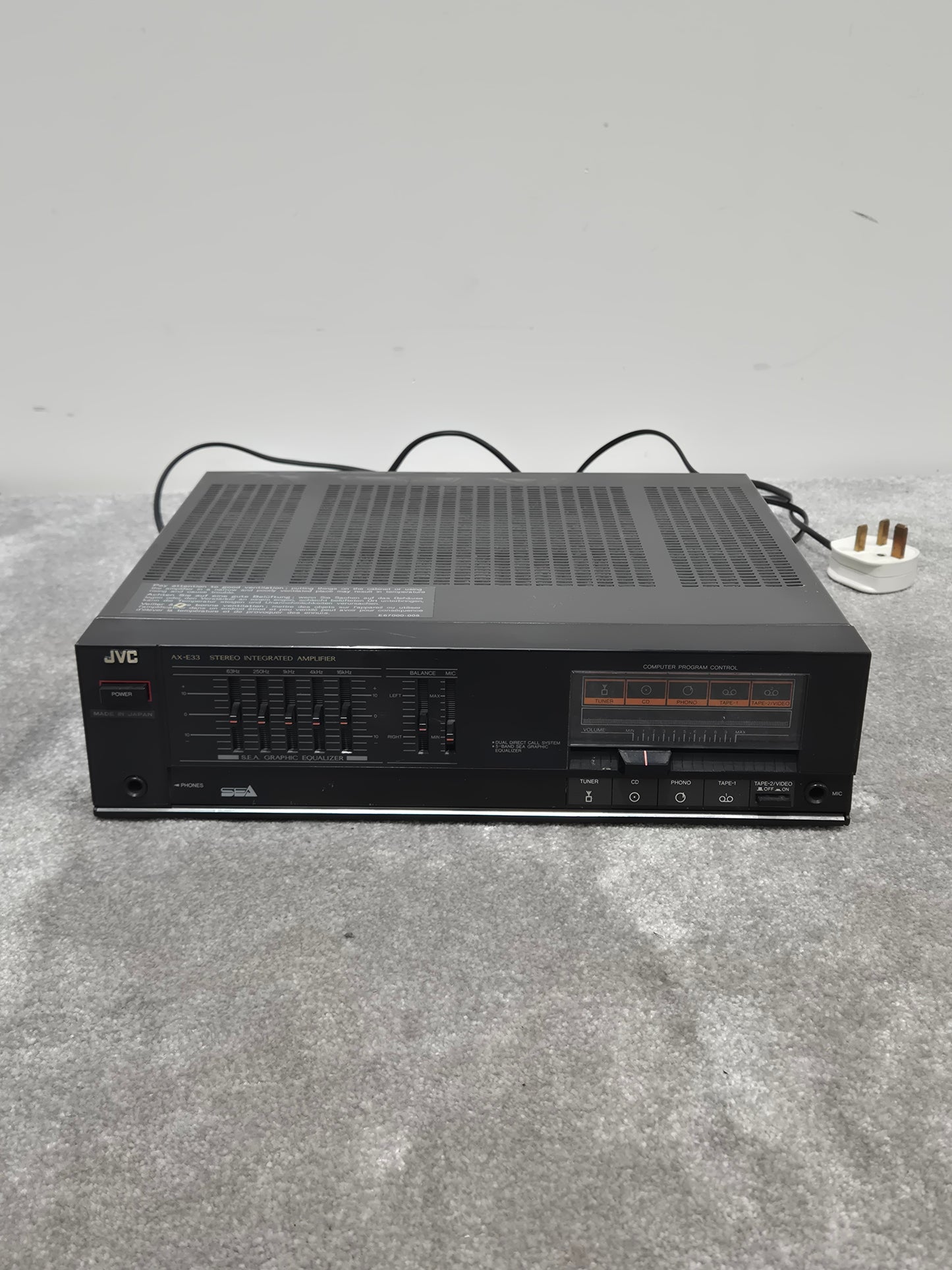 JVC AX-E33 - Stereo Integrated Amplifier - Excellent