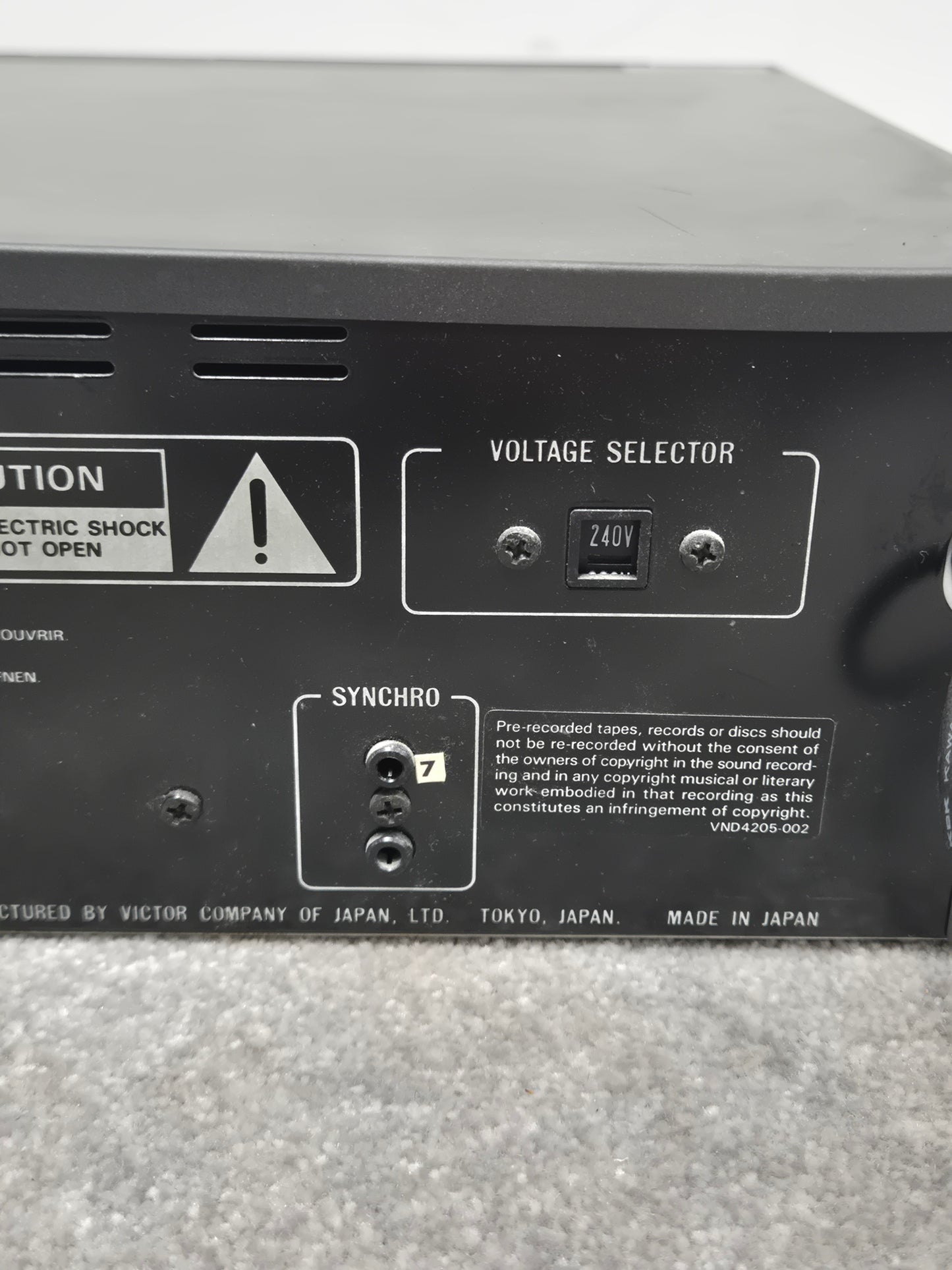JVC TD-W33 - Double Cassette Deck - Very Good