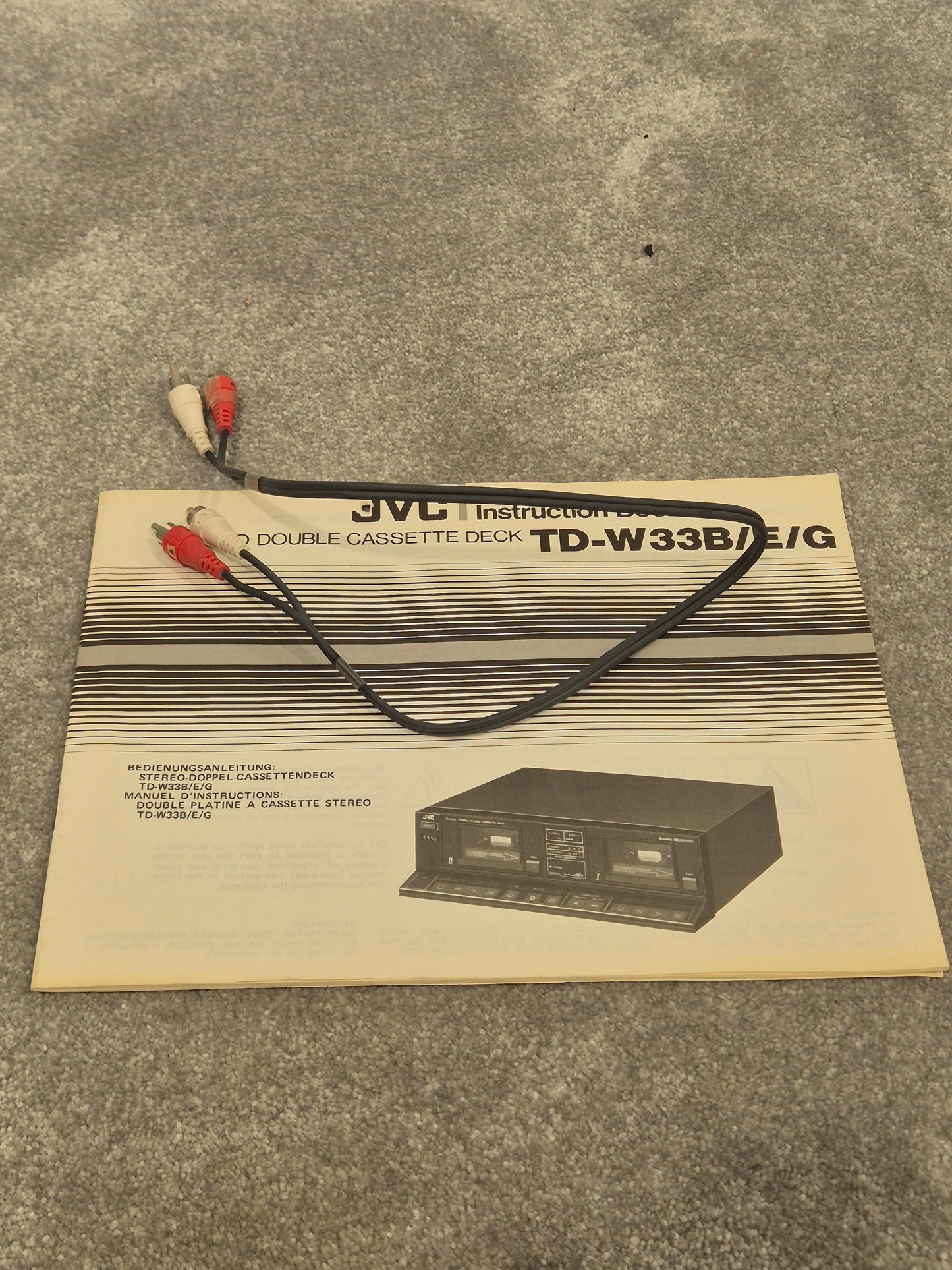 JVC TD-W33 - Double Cassette Deck - Very Good