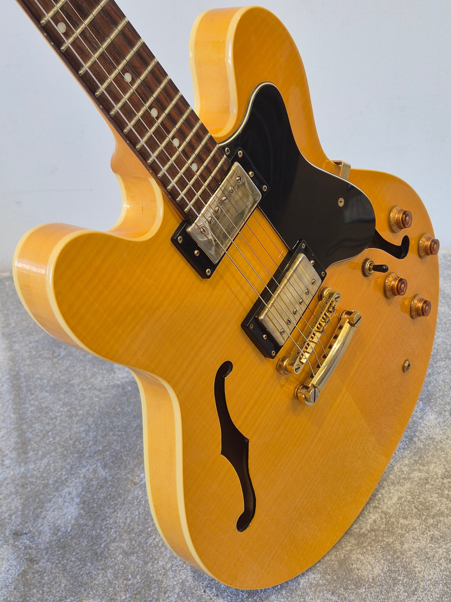Epiphone Dot Deluxe Flame - Semi-Hollow Body Electric Guitar - Excellent