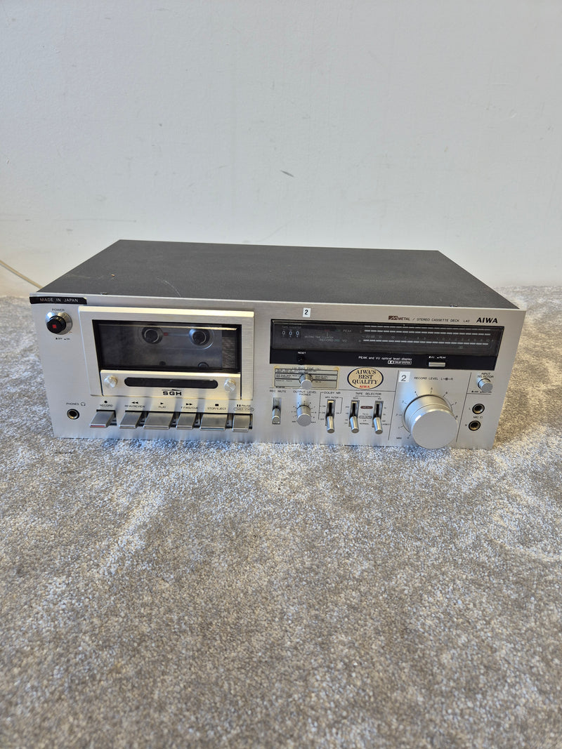 Aiwa AD-L40 - Stereo Cassette Deck (Spares or Repairs) - image 1