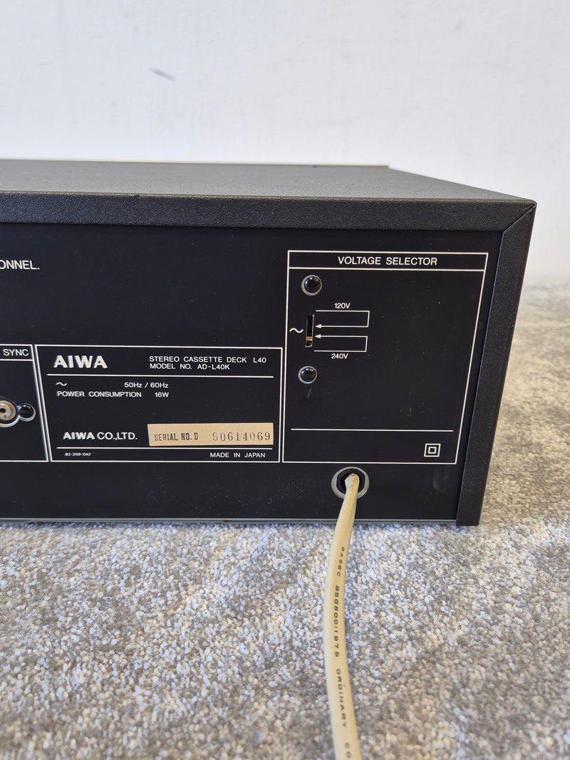 Aiwa AD-L40 - Stereo Cassette Deck (Spares or Repairs) - image 9