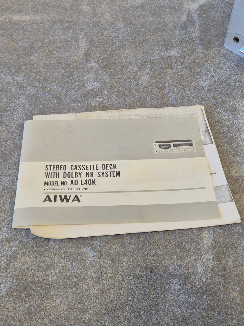 Aiwa AD-L40 - Stereo Cassette Deck (Spares or Repairs) - image 12