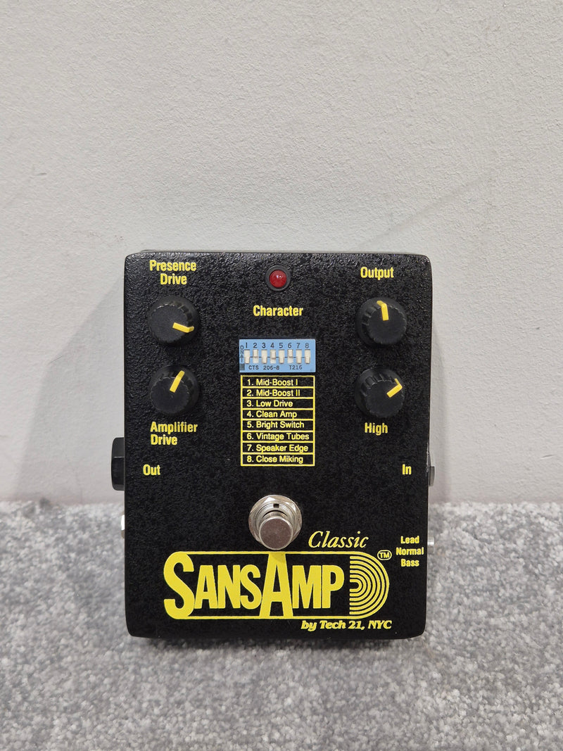 SansAmp Classic by Tech 21 - Guitar and Bass Preamp Pedal - Good - image 1