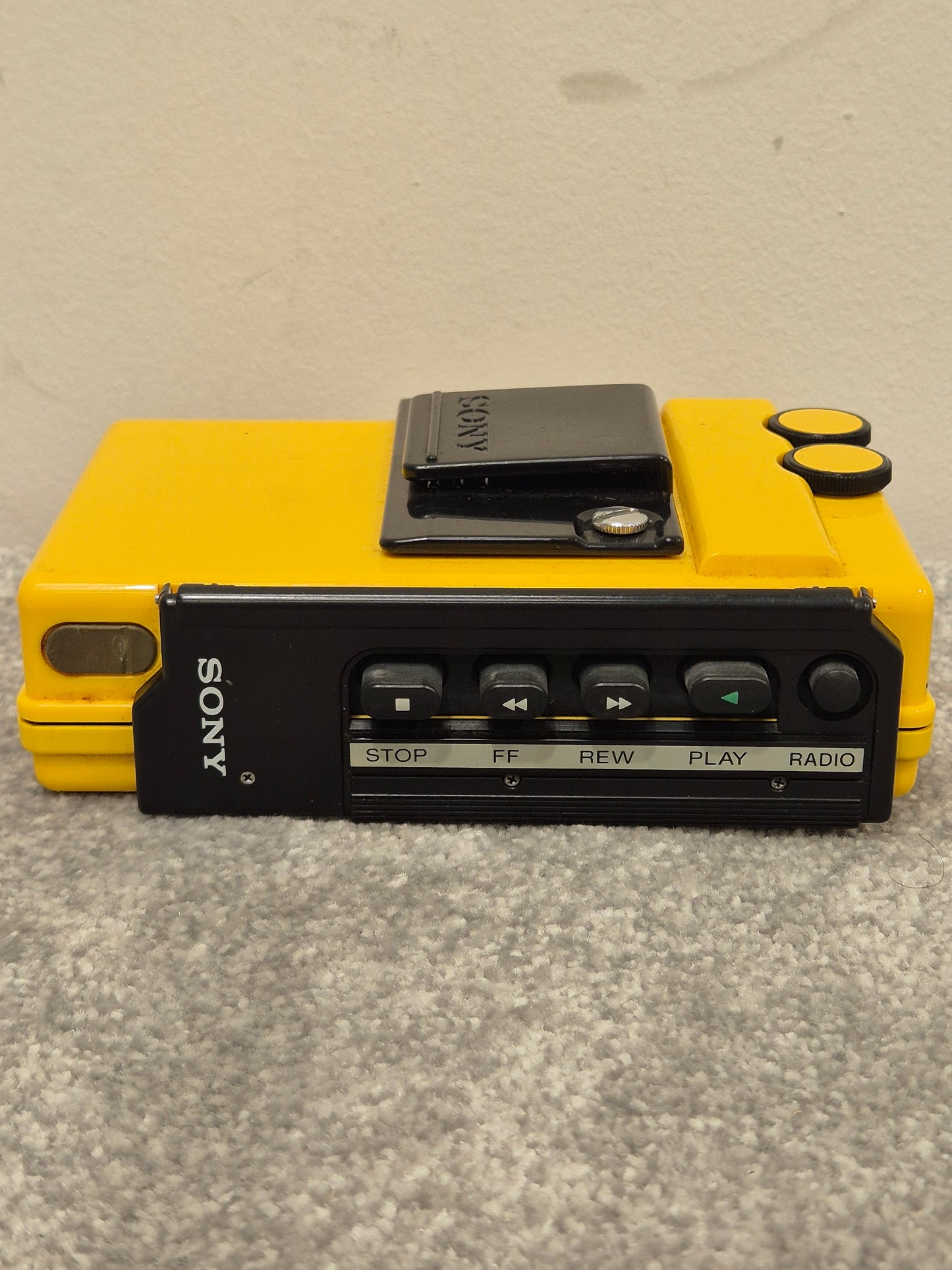 Sony WM-F35 - Vintage Portable Cassette Player - Very Good