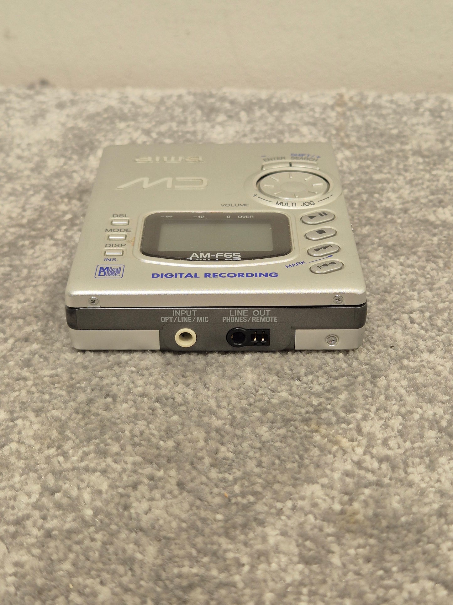 Aiwa AM-F65 - Portable MiniDisc Recorder (Read Description)