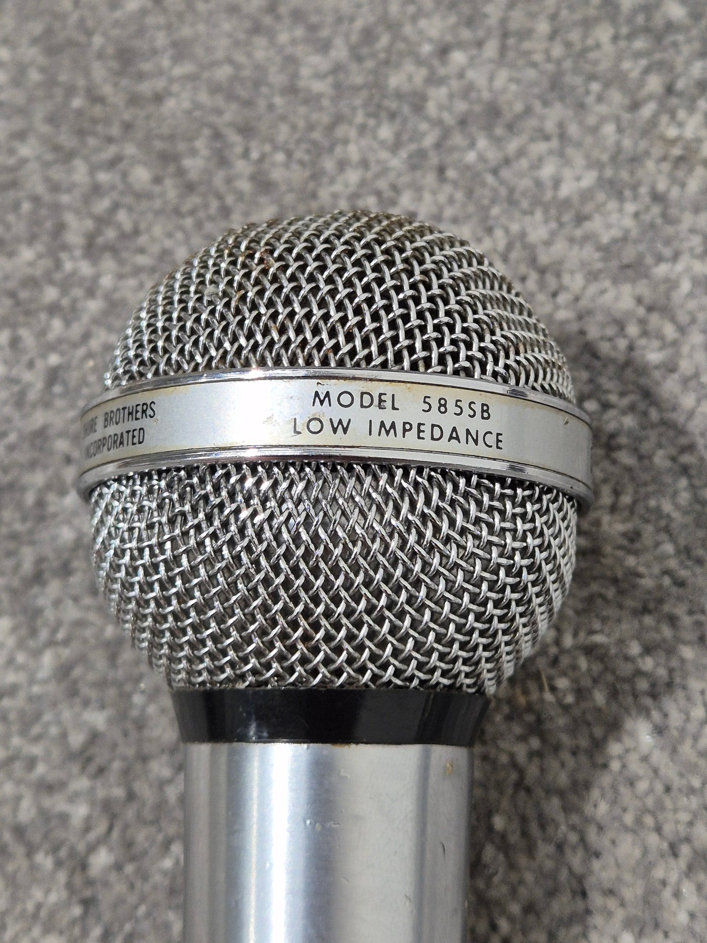 Shure 585SB - Vintage Dynamic Microphone - Good