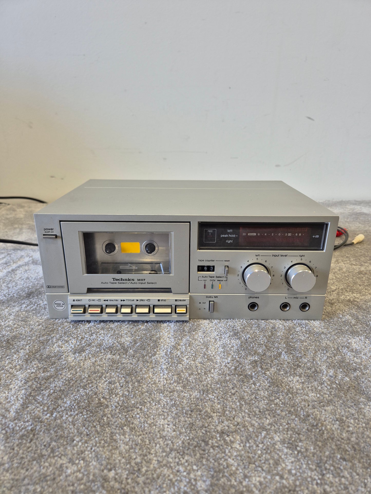 Technics RS-M07 - Stereo Cassette Deck - Very Good