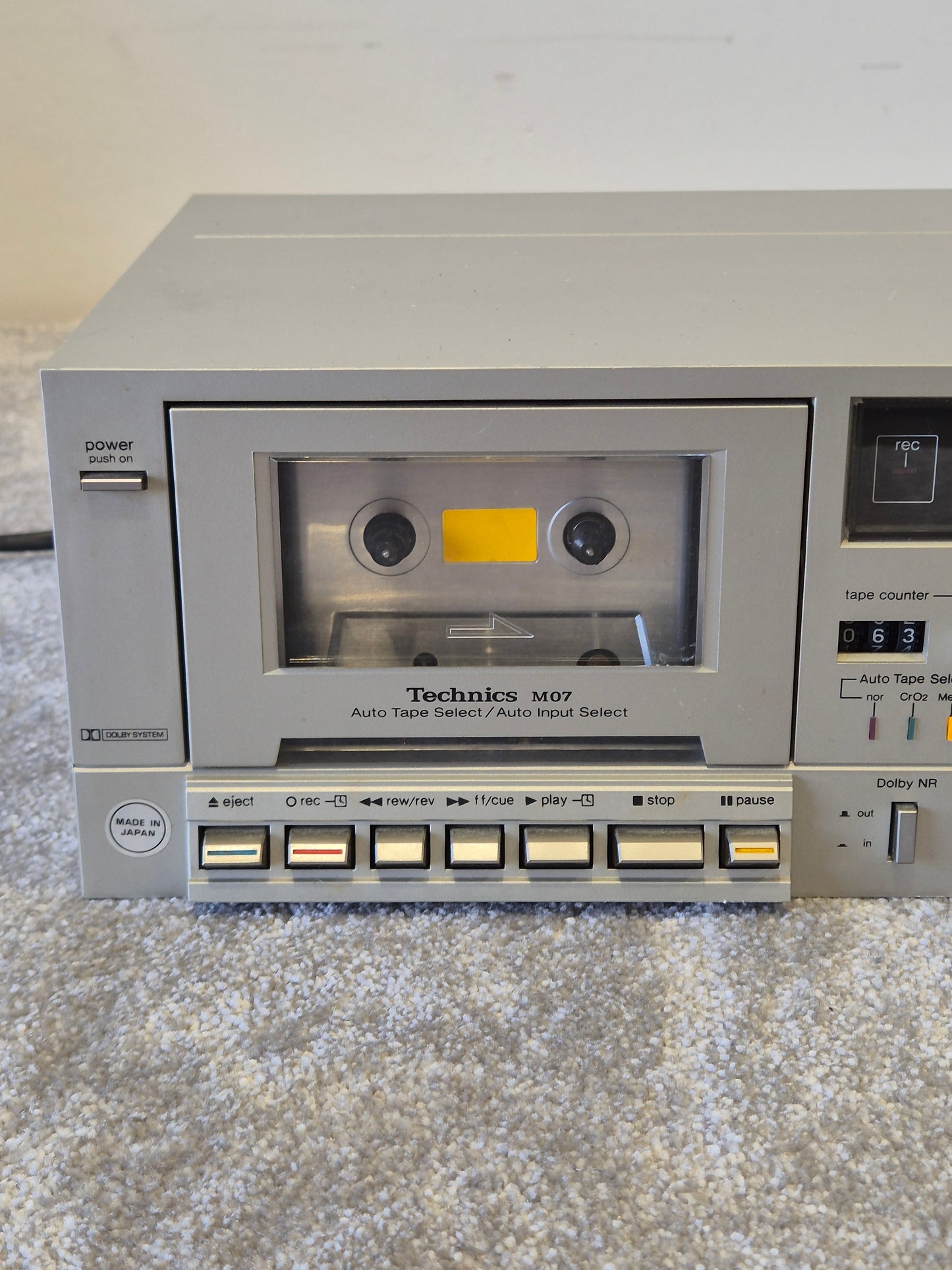 Technics RS-M07 - Stereo Cassette Deck - Very Good