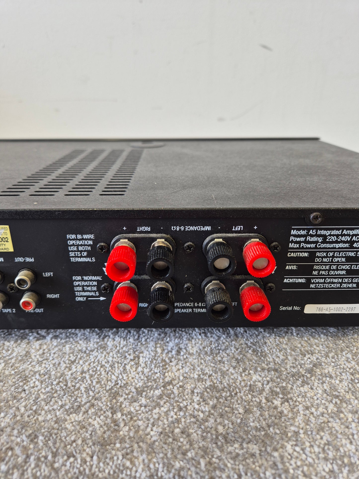 Cambridge Audio A5 - Integrated Amplifier - Very Good