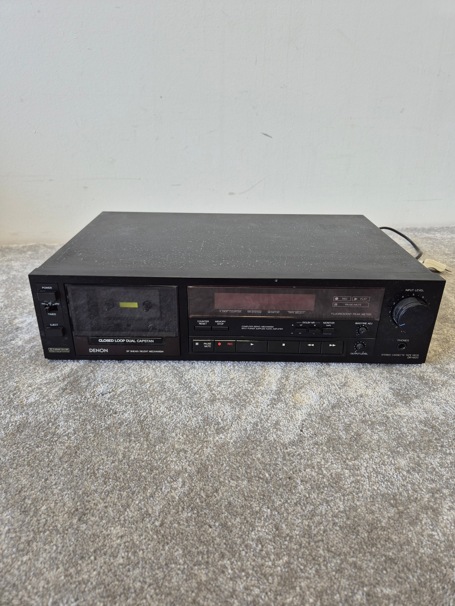 Denon DR-M22 - Stereo Cassette Tape Deck (Read Description)