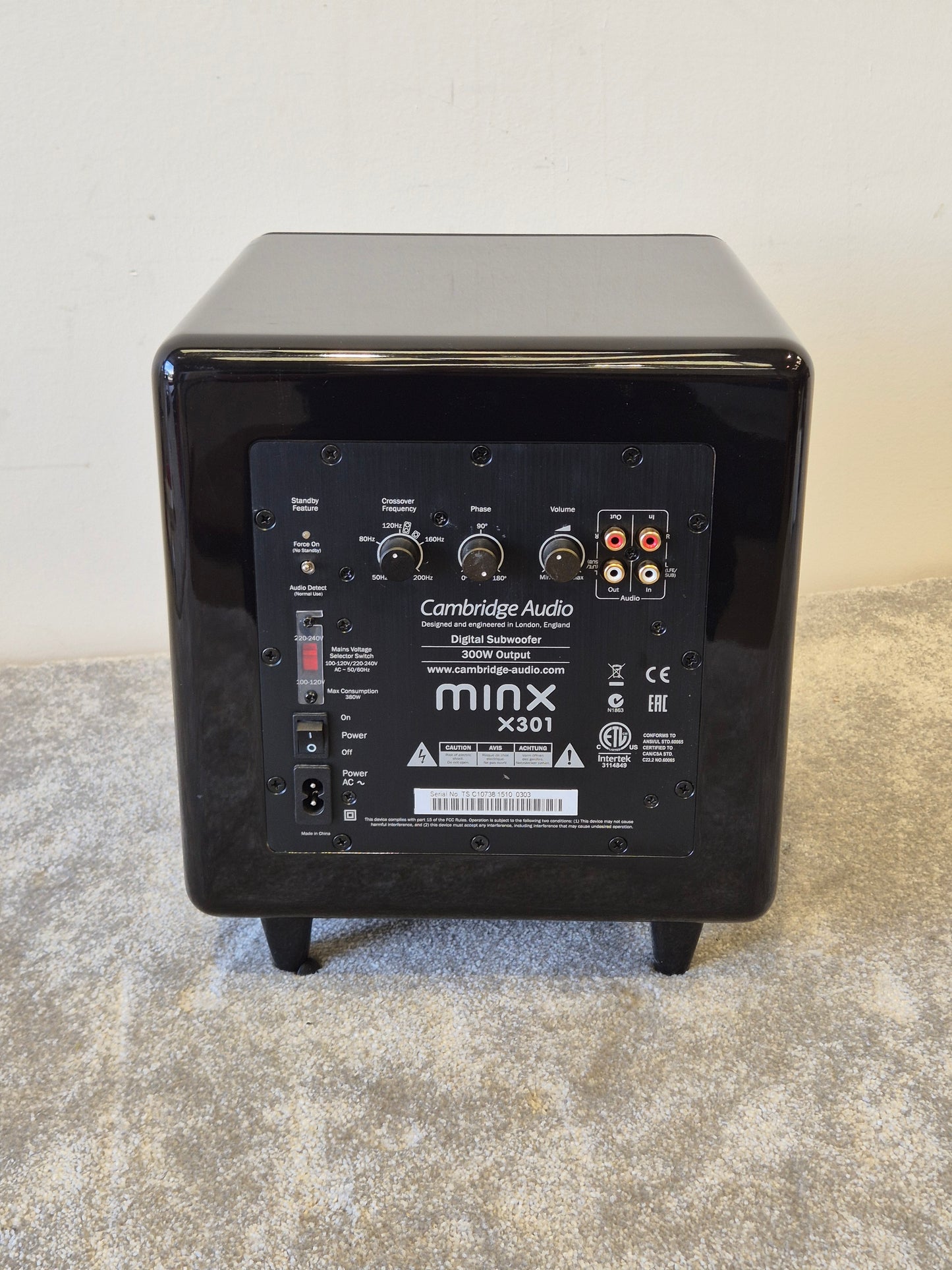 Cambridge Audio Minx X300 - Compact Powered Subwoofer - Very Good