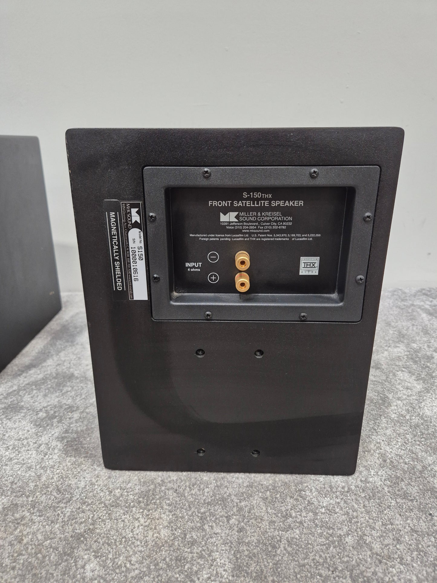 3 x Miller and Kreisel S-150 THX - Satellite Speaker System - Fair