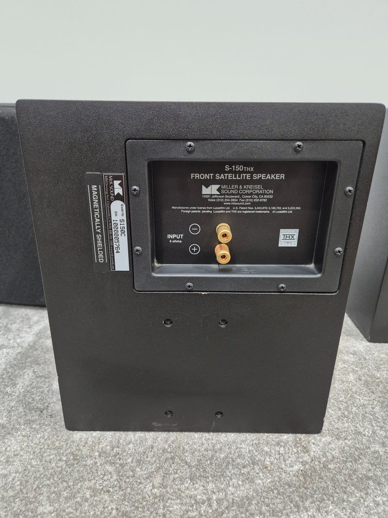 3 x Miller and Kreisel S-150 THX - Satellite Speaker System - Fair - image 7