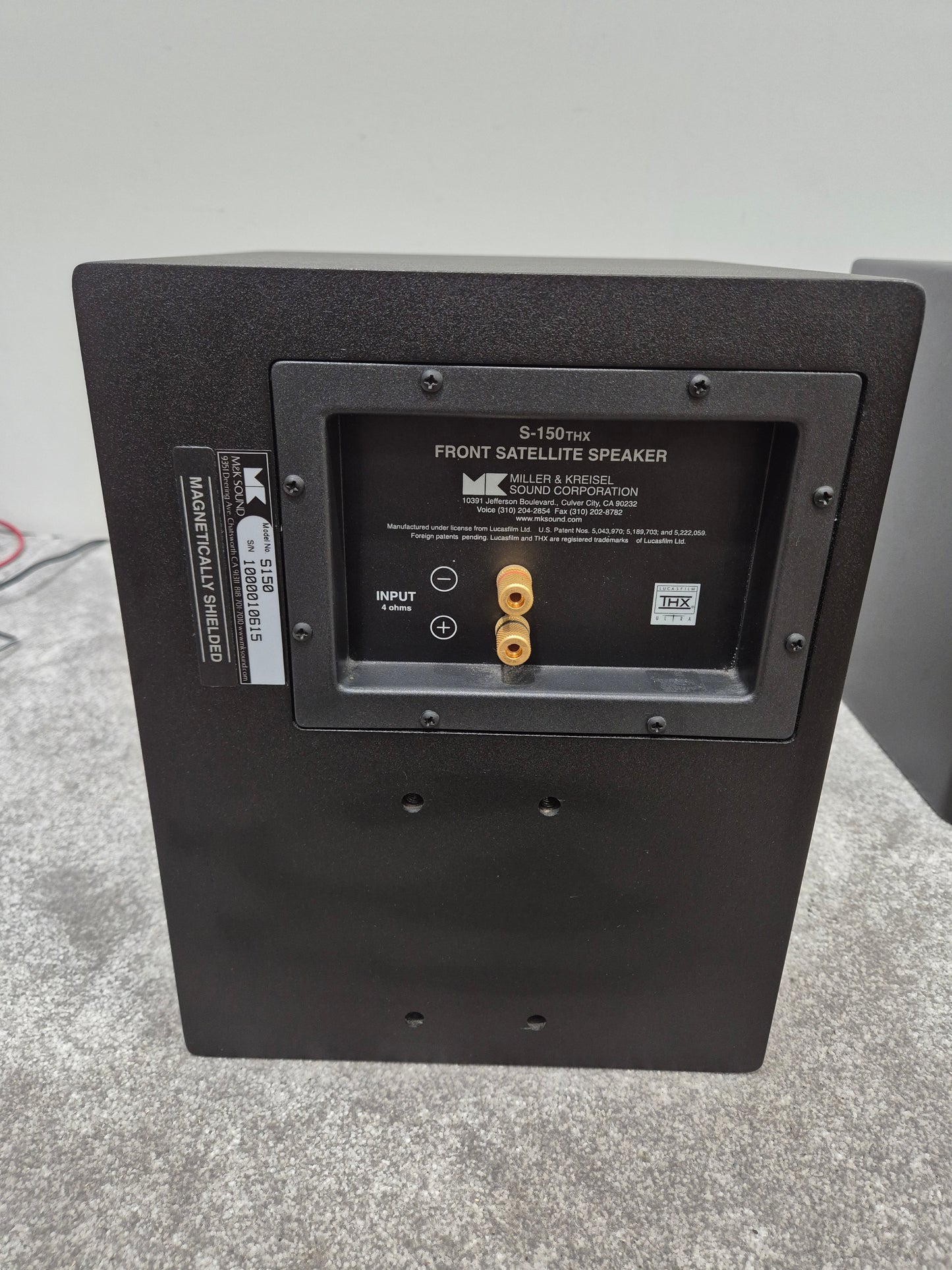 3 x Miller and Kreisel S-150 THX - Satellite Speaker System - Fair