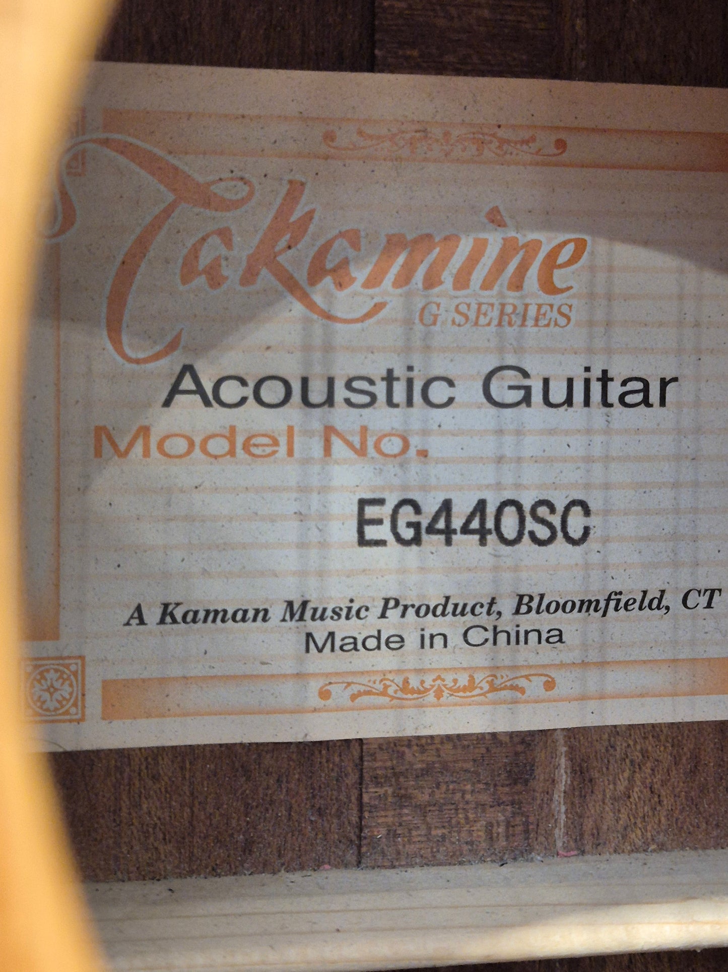 Takamine EG440SC - Acoustic-Electric Guitar - Good