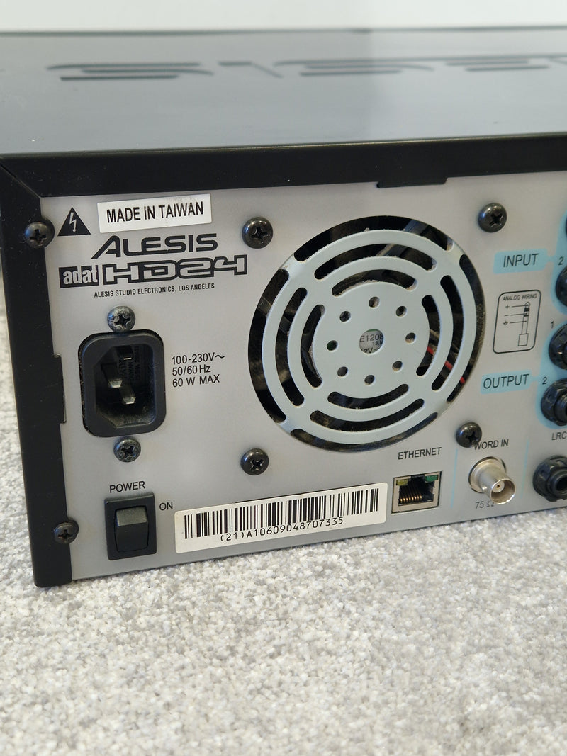 Alesis ADAT HD24 24-Track Hard Disk Recorder - Very Good Condition, High-Resolution Audio, Dual Drive Bays - image 9