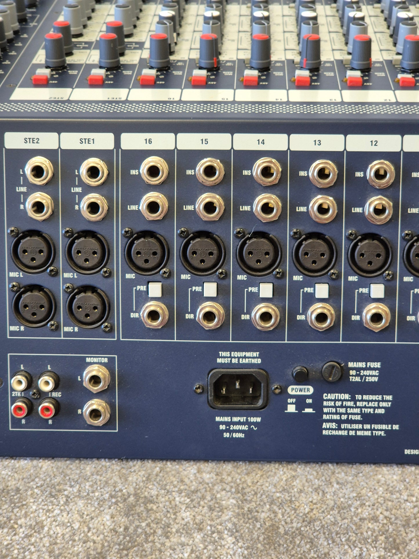 Soundcraft GB2 16 Channel Mixer - Excellent Condition