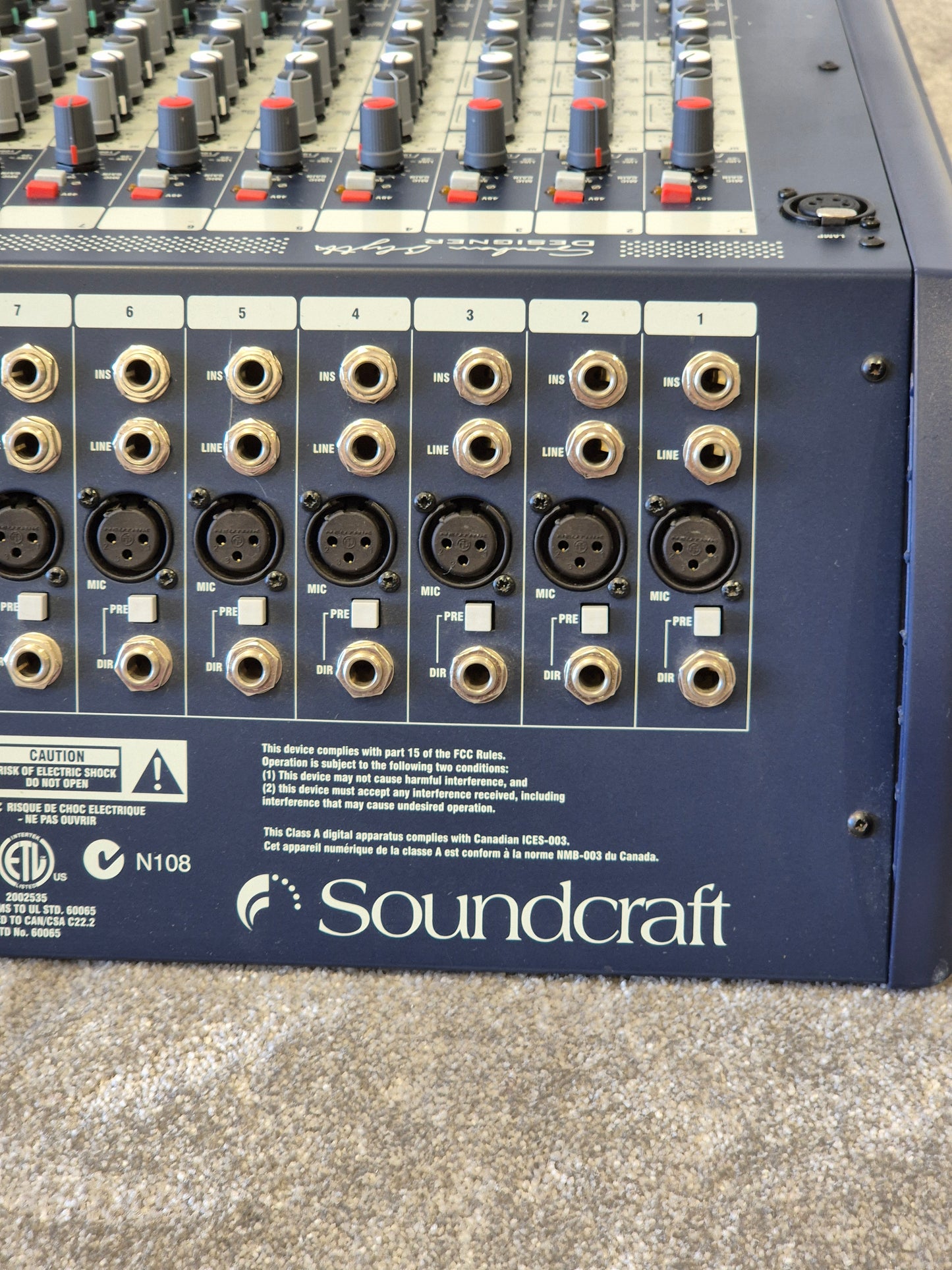 Soundcraft GB2 16 Channel Mixer - Excellent Condition