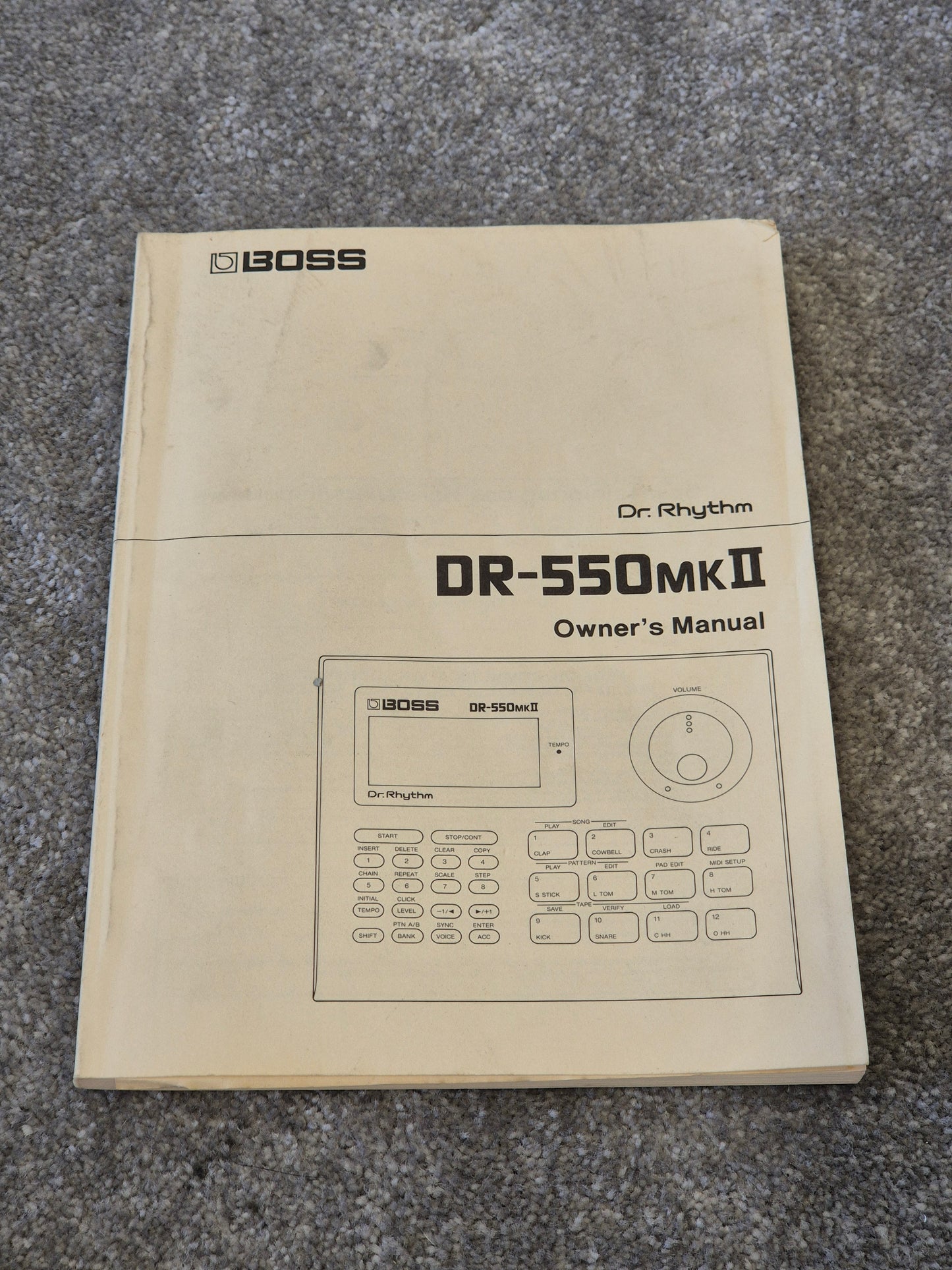 BOSS DR-550MKII - Drum Machine w/ Original Box - Very Good Condition