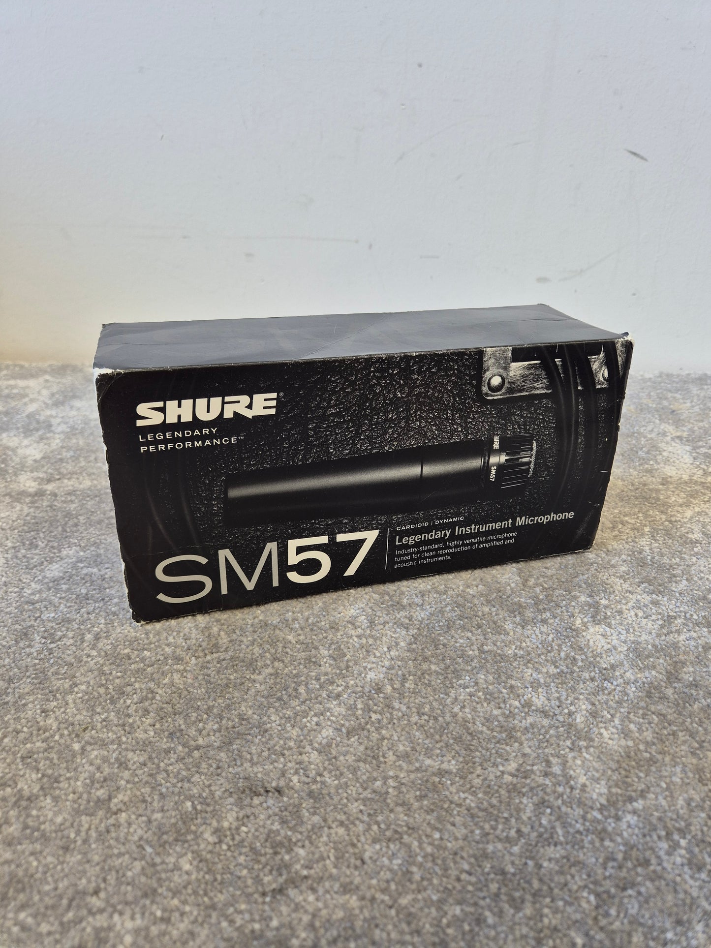Shure SM57 Dynamic Instrument Microphone w/ Original Box - Very Good Condition
