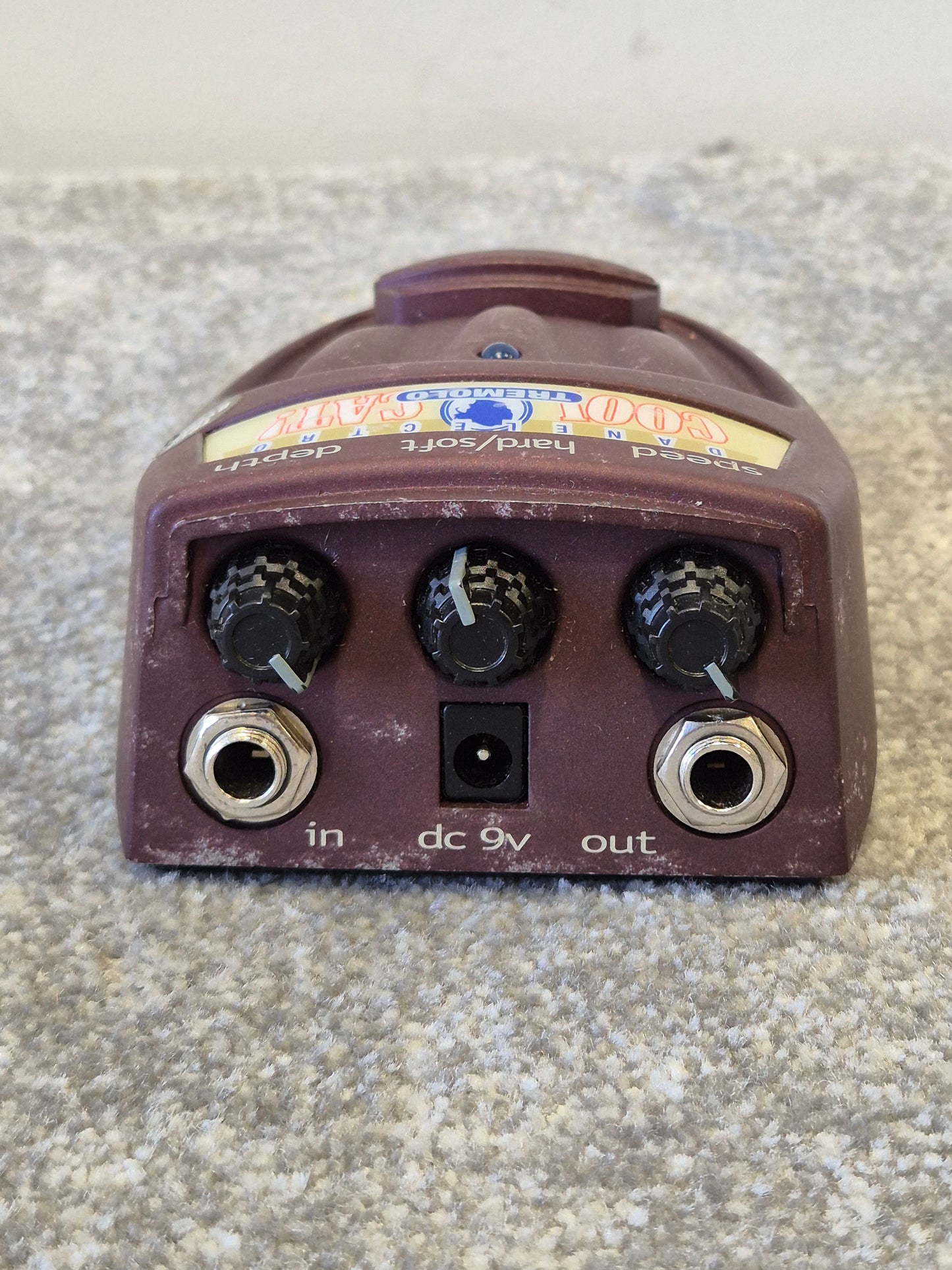 Danelectro Cool Cat Tremolo Pedal – Vintage-Style Modulation Guitar Pedal – Good Condition