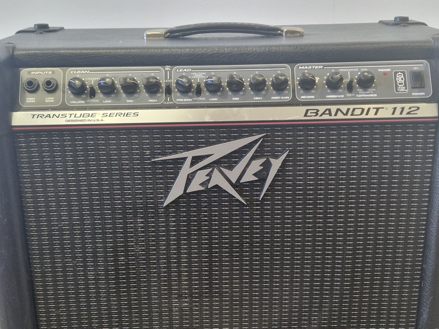Peavey Bandit 112 Guitar Combo Amp – 80W TransTube Power, Dual Channels, 3-Band EQ, Effects Loop - Very Good