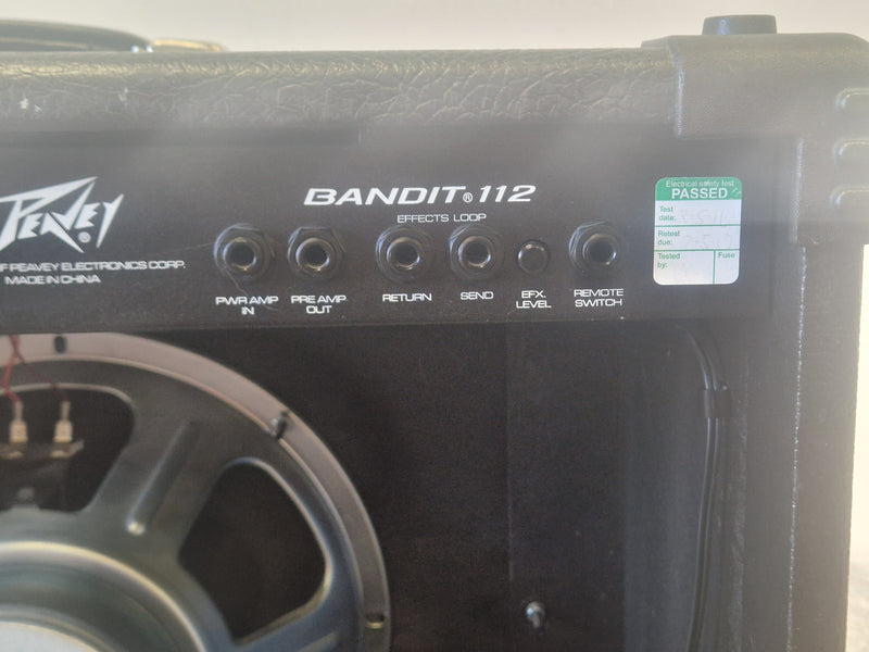Peavey Bandit 112 Guitar Combo Amp - 80W TransTube Power, Dual Channels, 3-Band EQ, Effects Loop - Very Good - image 10