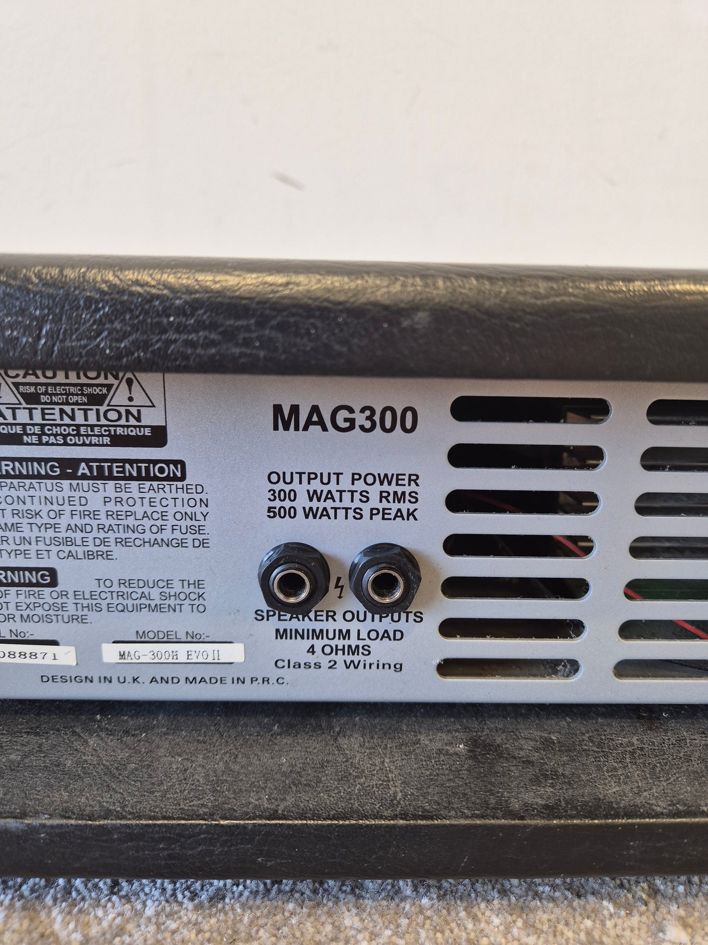 Ashdown MAG 300 EVO II Bass Amp Head – 300W RMS - Good