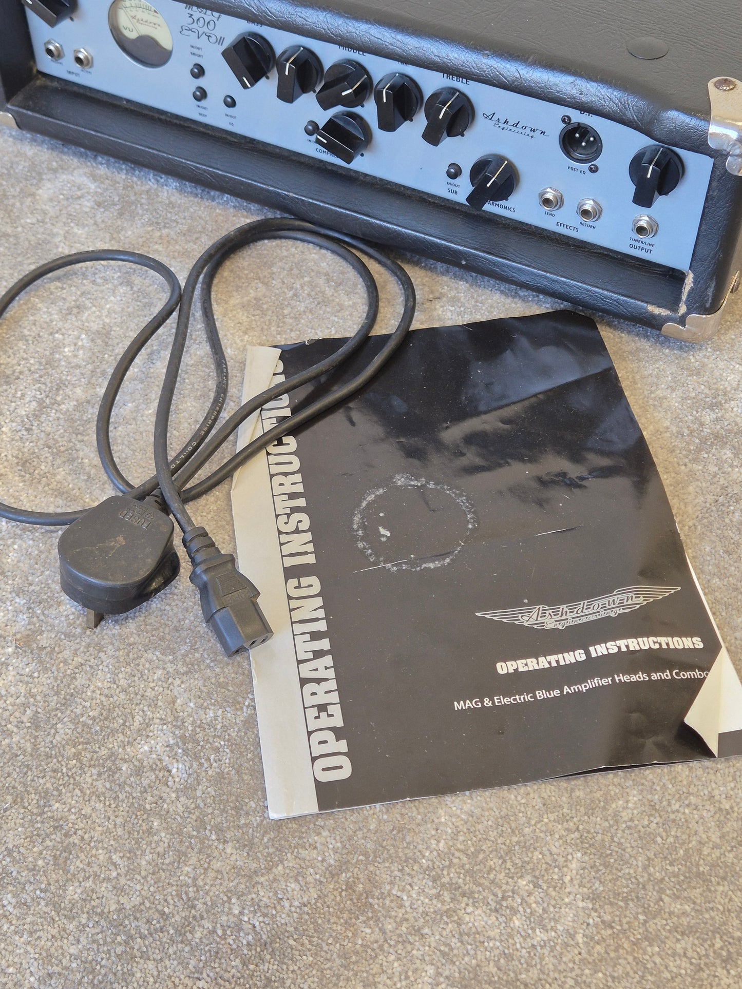 Ashdown MAG 300 EVO II Bass Amp Head – 300W RMS - Good