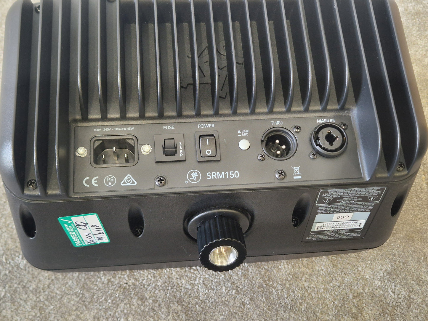 Mackie SRM150 Compact PA System w/ Soft Case - 150W, 3-Channel Mixer - Mint