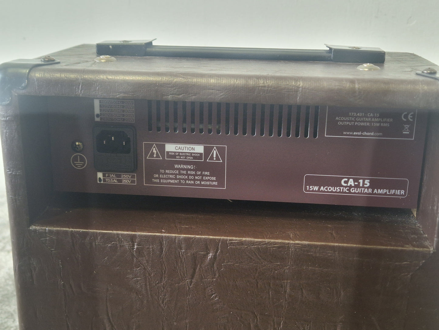 Chord CA-15 Guitar Amp – Good Condition – 15W Practice Combo with Clean & Overdrive Channels