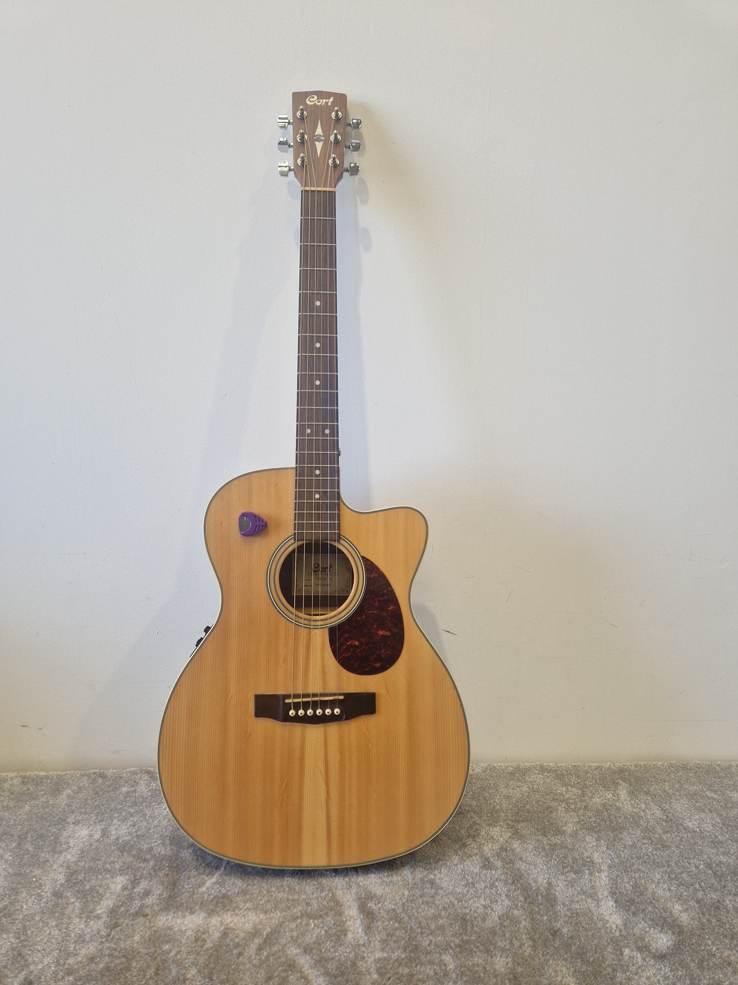 Cort L100-OC NS 6 String Acoustic Guitar – Full-Size w/ Case - Excellent