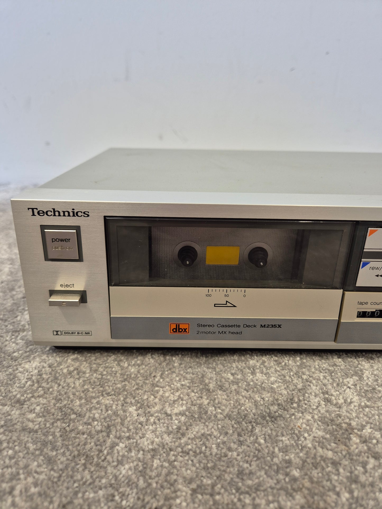 Technics RS-M235X Stereo Cassette Deck – Spares or Repairs