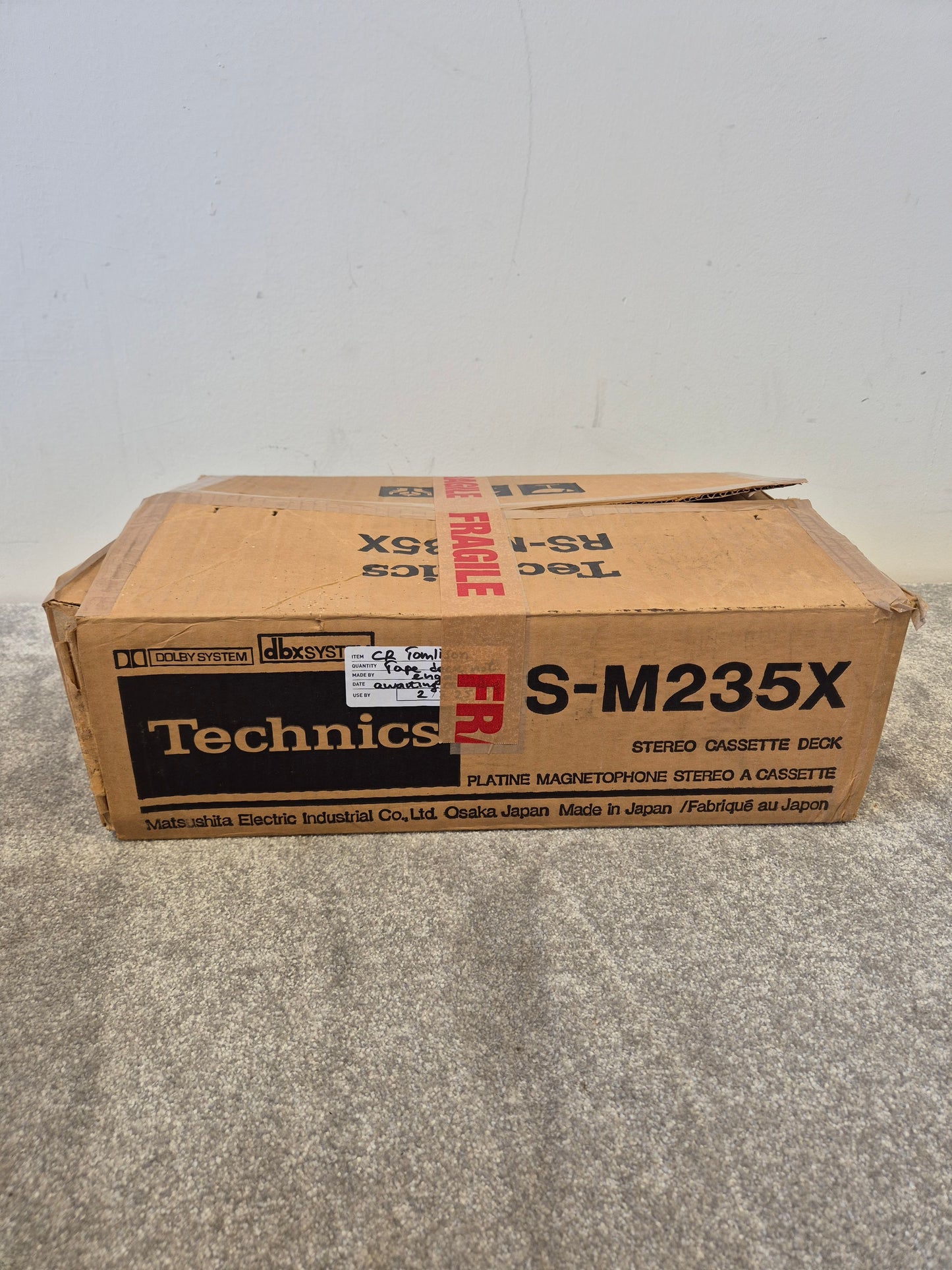 Technics RS-M235X Stereo Cassette Deck – Spares or Repairs