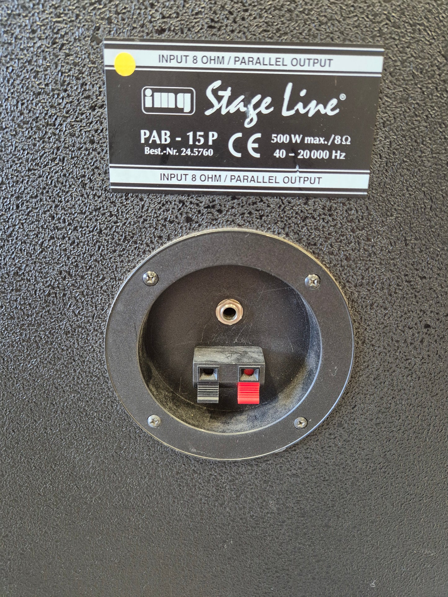 IMG Stage Line PAB-15P 15" Passive PA Speaker – Good Condition - READ DESCRIPTION