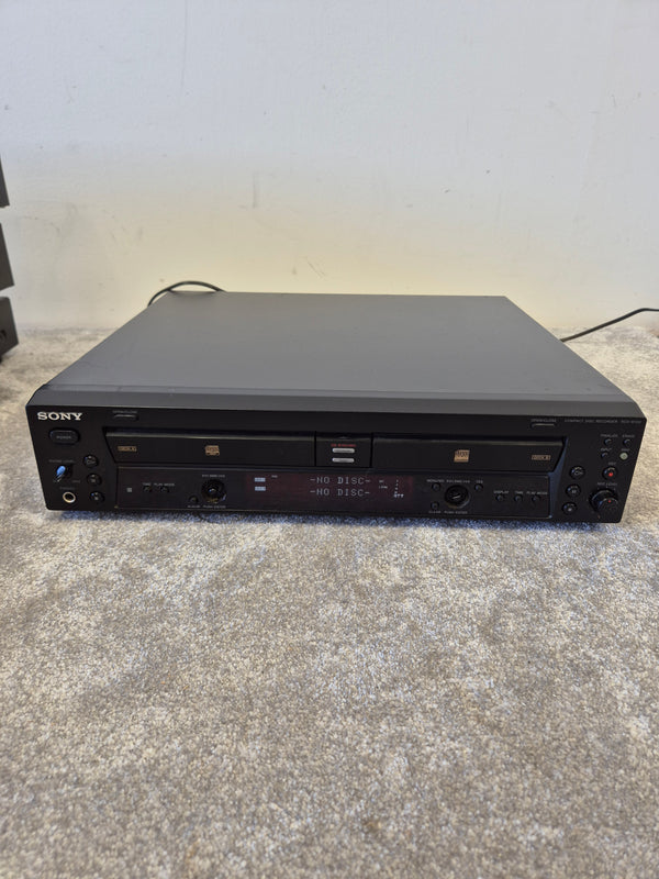 Sony RCD-W100 Dual CD Recorder – Spares or Repairs