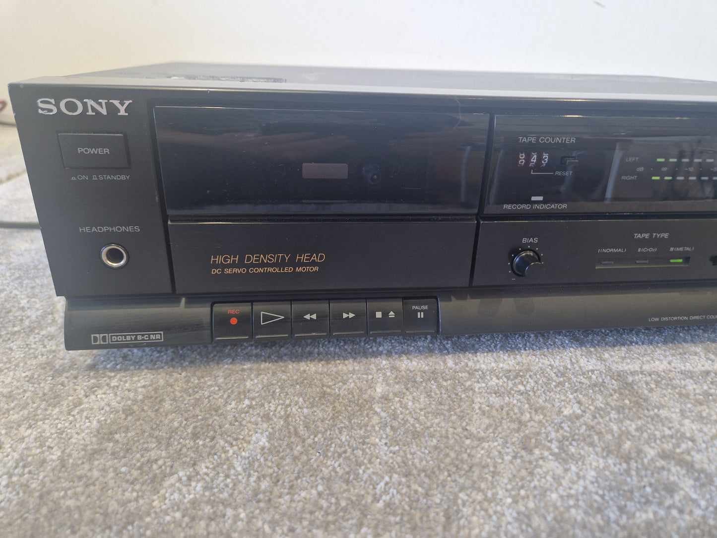 Sony TC-FX211 Cassette Deck - Classic Tape Player for Analog Audio Playback - Good