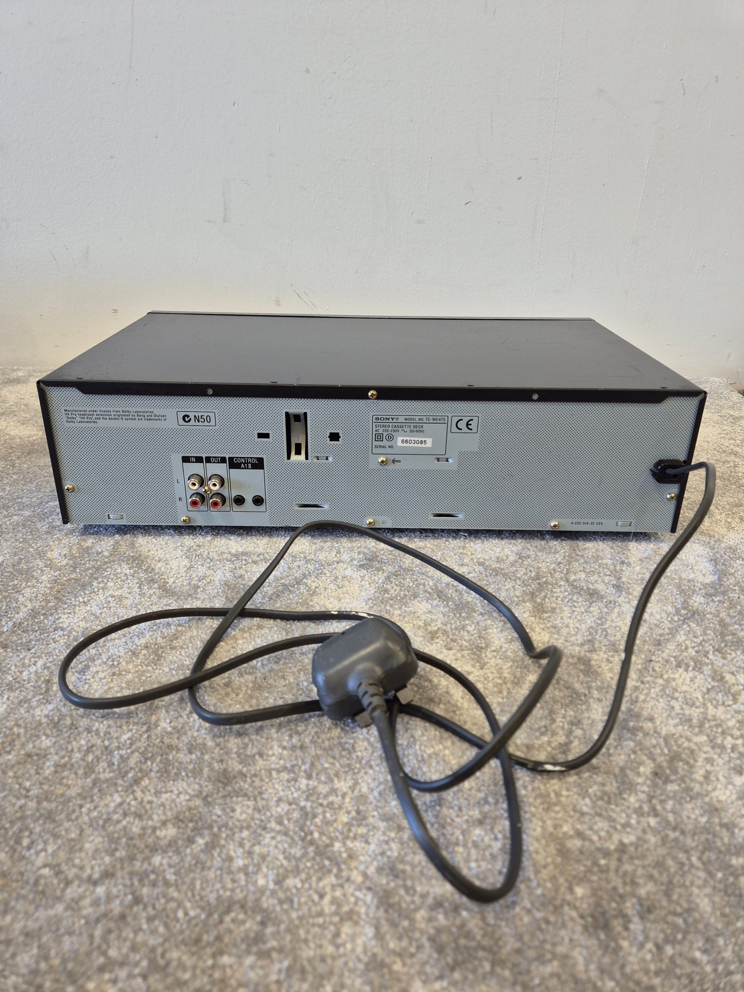 Sony TC-WE475 Dual Auto Reverse Cassette Deck – Very Good