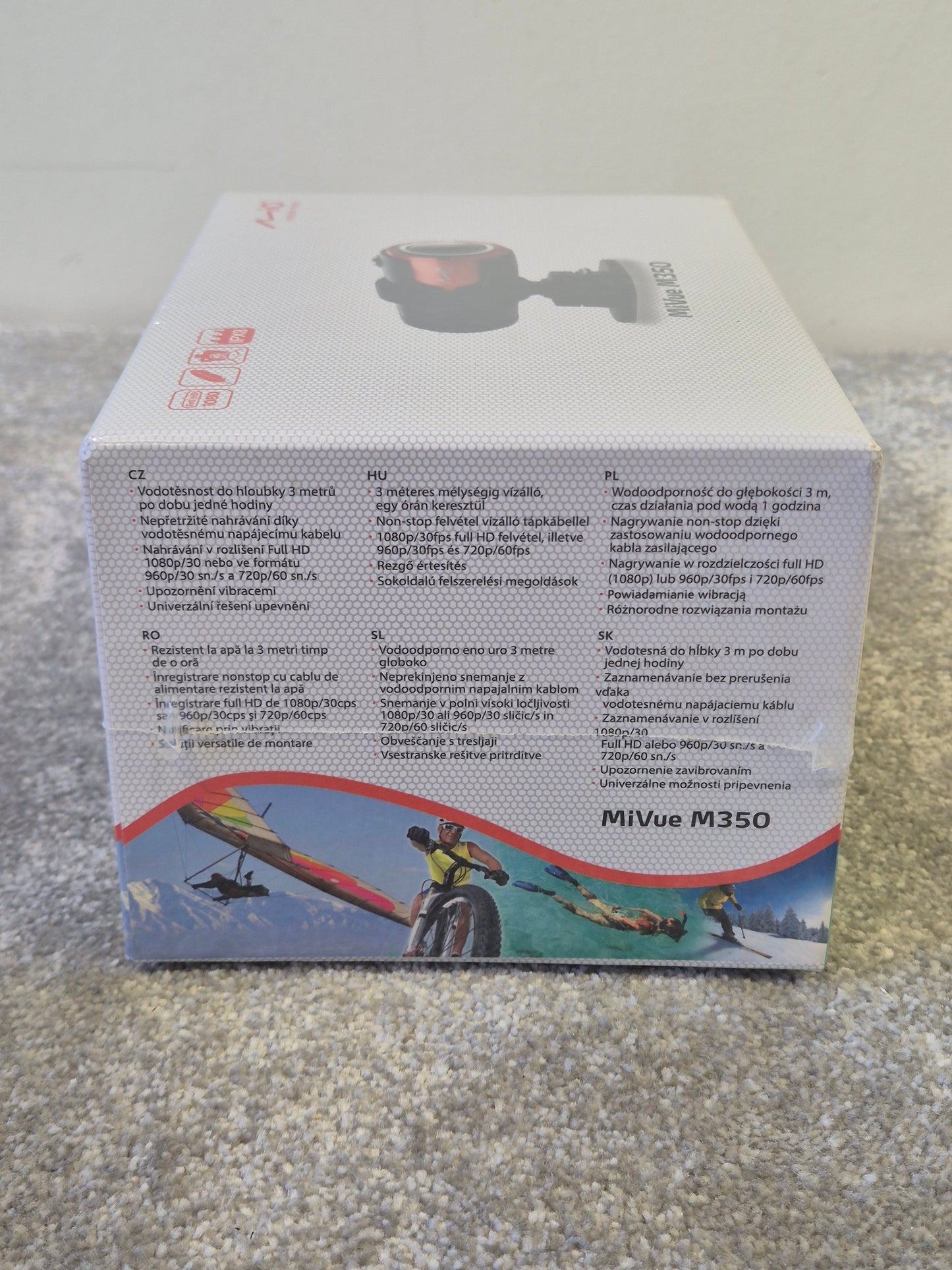 Mio MiVue M350 Waterproof Motorcycle Dash Cam - Full HD 1080p - New in Sealed Box