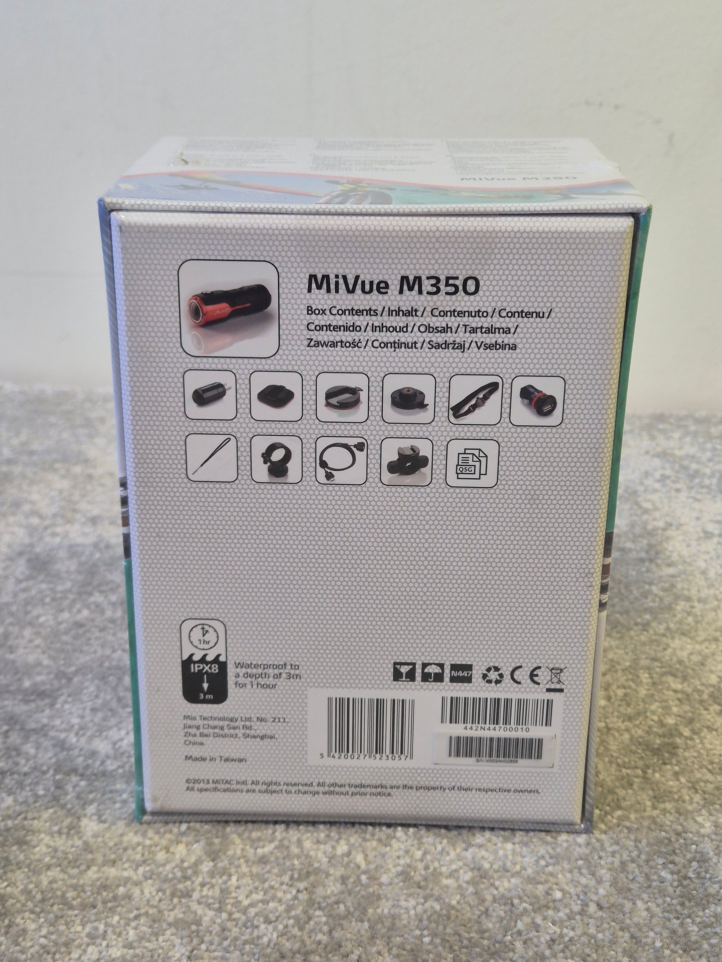 Mio MiVue M350 Waterproof Motorcycle Dash Cam - Full HD 1080p - New in Sealed Box