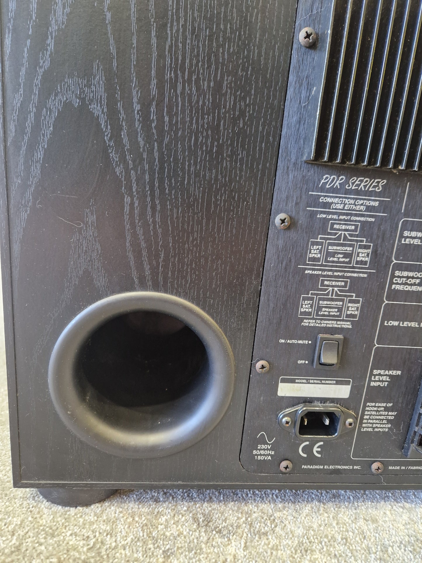 Paradigm PDR Series Powered Subwoofer – Audiophile-Grade Sound - Very Good