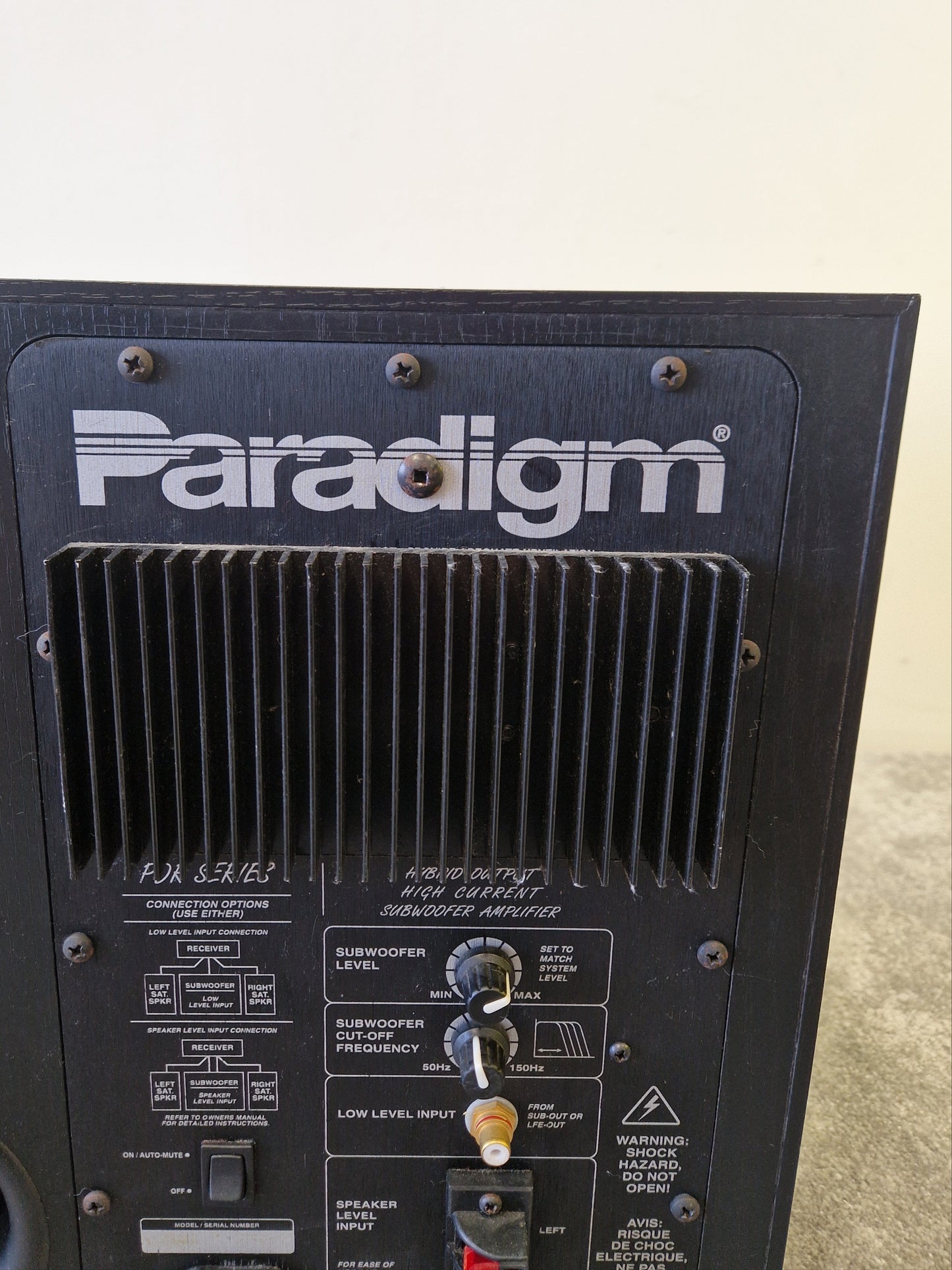 Paradigm PDR Series Powered Subwoofer – Audiophile-Grade Sound - Very Good