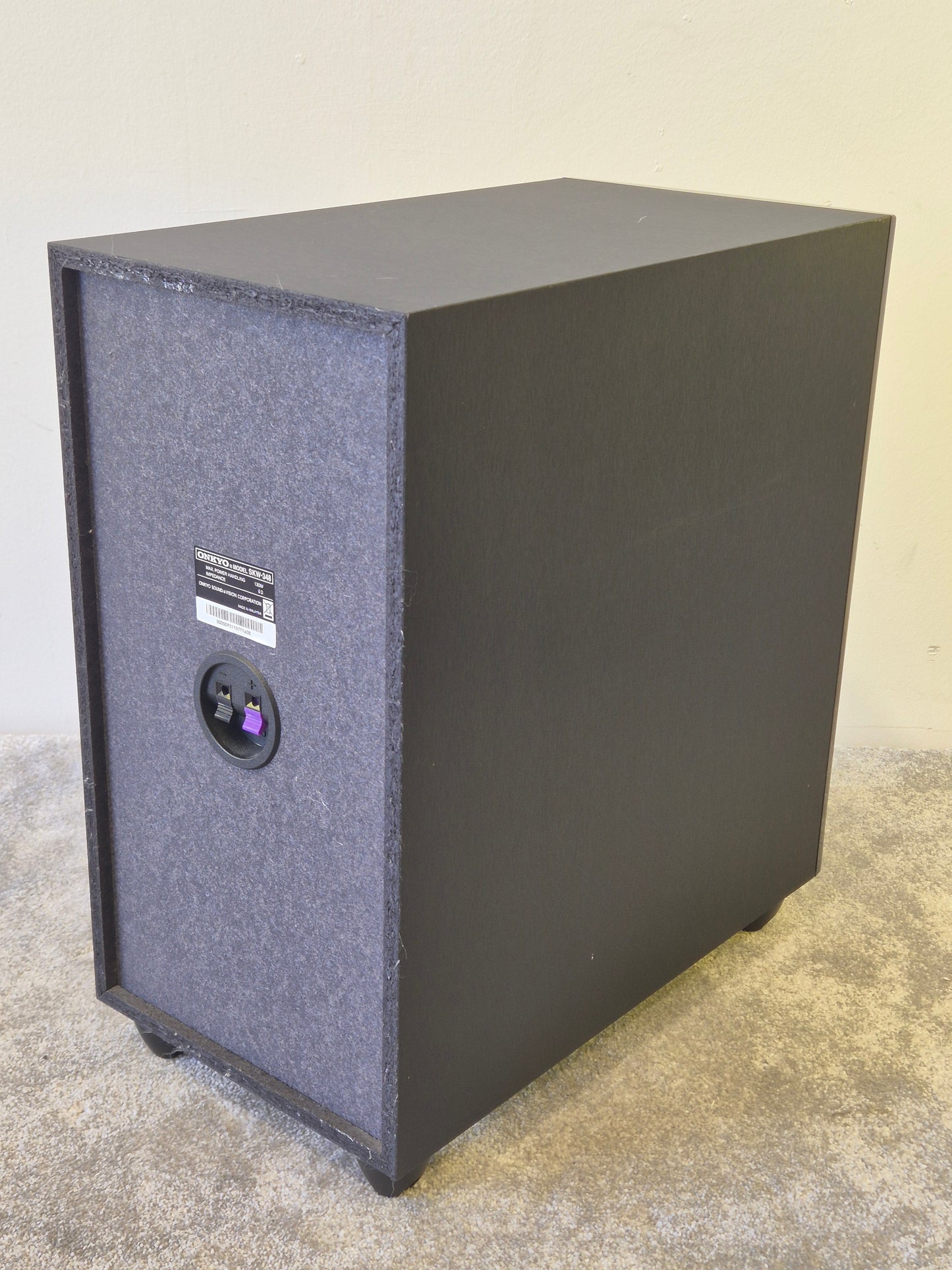 Onkyo SKW-348 130W Passive Subwoofer 6 Ohm - Very Good Condition - Deep Bass for Home Theater