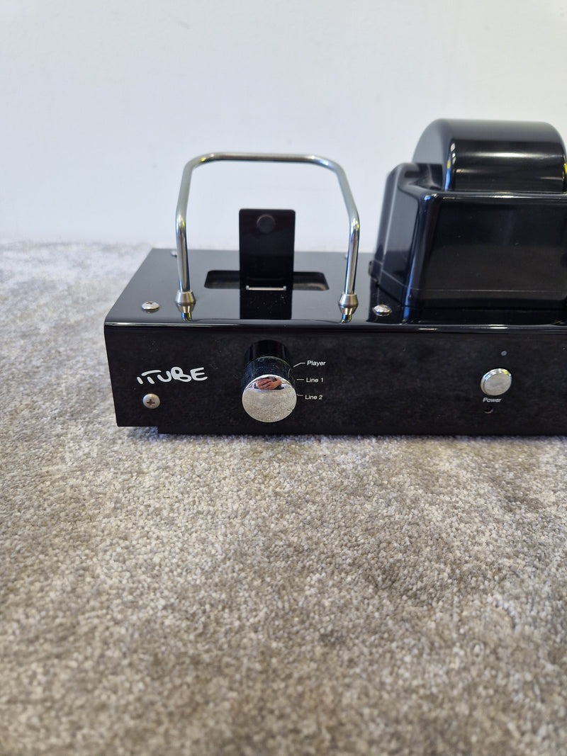 Fatman Carbon iTube Valve Amp with iPod Dock - Hybrid Tube Amplifier, Rich Analog Sound - Excellent w/ Original Box - image 3